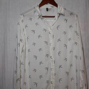 H&M Divided Flying Bird Blouse